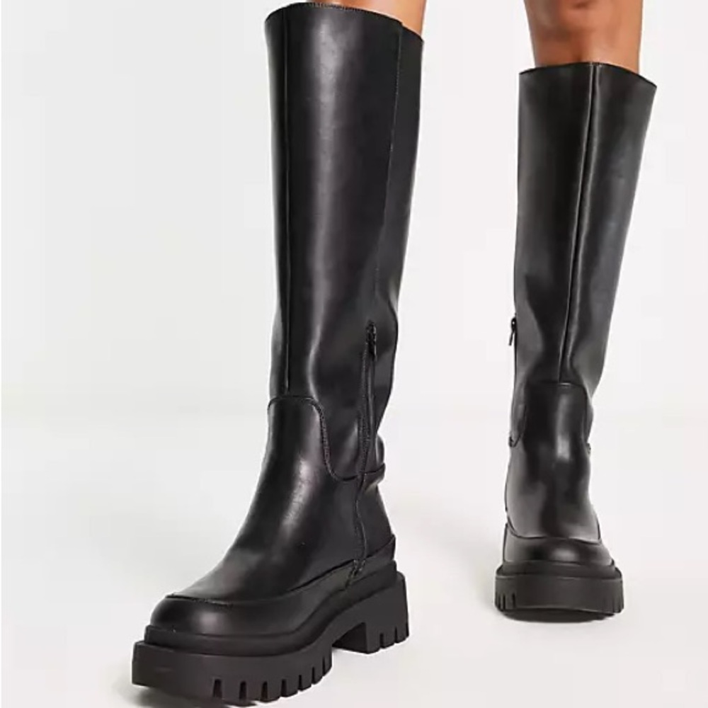 ASOS Black Knee Boots